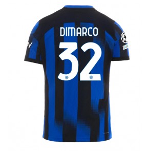 Inter Milan Federico Dimarco #32 Replika Hjemmebanetrøje 2023-24 Kortærmet